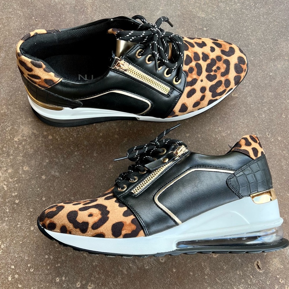 Leopard Print Fashion Sneakers